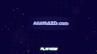 3D Animation Goes Wild, Big Tits Slammed, Babe Screams In Pleasure