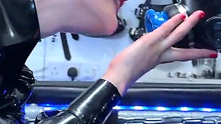 Mistressae Sessions with Princess Latex Rubber Doll: the Sybian Experiment