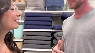 Sexy brunette craves for 2nd round after car fuck