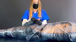 Kittybegood - Mistress KBG - Mummified Patient Gets Milked