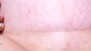 9 Month Pregnant Is Spreading Her Pussy