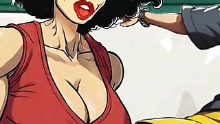 Slutty American MILF 3: All the Married Sluts Do It While the Husbands Are at Work Cartoon Animation