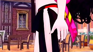Tanjiro from demon slayer to all the girls Sex Fuck- anime hentai 3d compilation