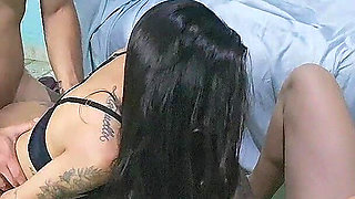 Domino Game Between Couple and Friend Ends in Forbidden Bet with Anal Sex at Stake