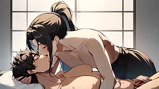 Stunning Beauty with Perfect Natural Tits Turns Into a Total Whore in Bed - Passionate All-Hole Fucking