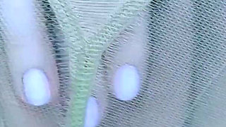 Masturbation in Tan Nylons