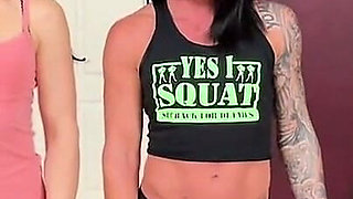 Cheyenne Jewell Vs Tapered Physique in a Strip Submission Wrestling Match
