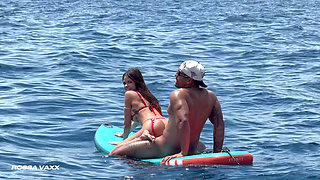 Rossa Vaxx Caught Fucking in the Sea and We Record Her