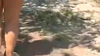 Deserted Trail with the Two Brunettes with the Big Ass