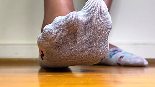 Grey Socks Slowly Stripped