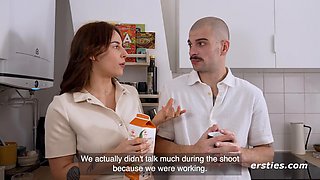 Teasing French Couple Venus and Martin Prepare for Truth or Tease Challenge Part 1