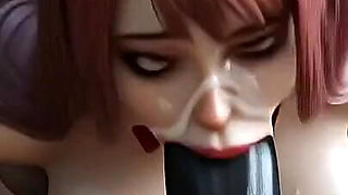 Deepthroat Blowjob - Girl Gagging Hard on Huge Cock