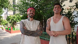 Shy 18yo schoolgirl begs for TWO COCKS at once. Crystal Velvet