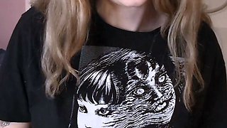 Solo ladyboy masturbation