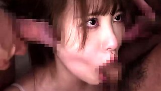 Uncensored japanese erotic threesome blowjob