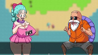 Bulma's adventure to find the dragon balls with the luxurious Bulma from Dragon Ball