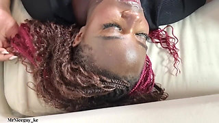 Curvy Big Ass Black African Ebony Handles Two Men