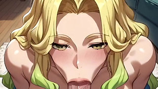 Hentai anime - My neighbor gets fucked because her husband has her small