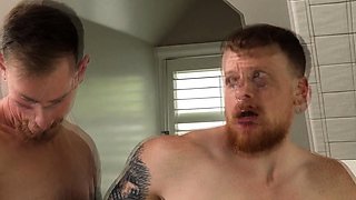 Steamy Bath Leads to Sweaty FTM Stepbrother Breeding