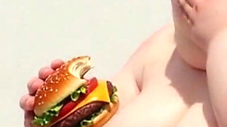 Intense Feeding Session - SSBBW Humiliates and Fattens Thin Girl