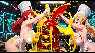 Funny Cook Video, Ai Animation