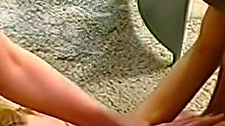 Blonde Babe Fingers Pussy and Takes Massive Facial Cumshot