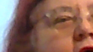 Mature BBW Redhead Nurse Vicki Talks to You as She Makes a Lipstick Applying Video for You!