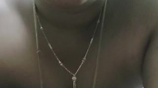 Tamil housewife teases dirty talk in sensual solo strip