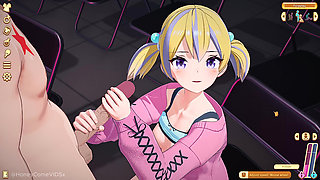 HoneyCome - Girl start masturbating on stage so i decided to join her